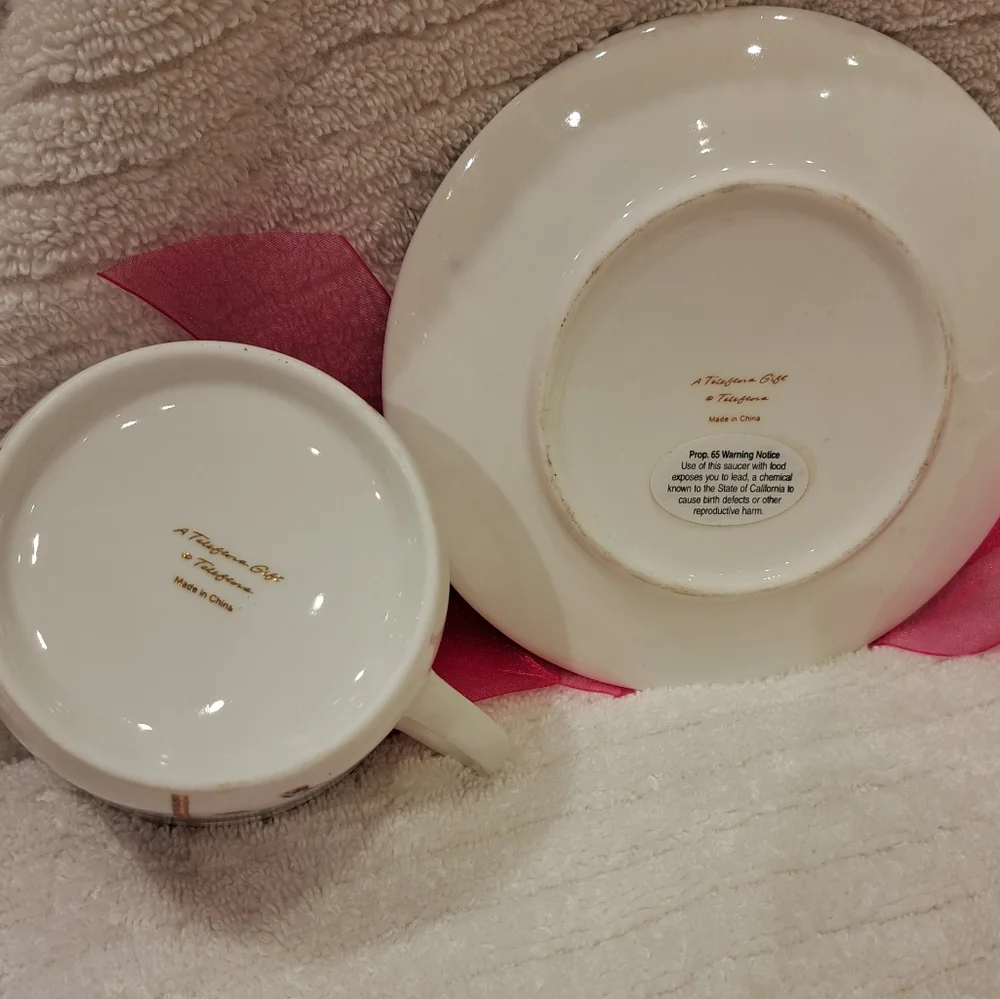 Ceramic Carousel Horse Cup & Saucer - Picture 6 of 11